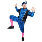 Pietenpak Velours Blauw/Zwart, Verzenden, Nieuw