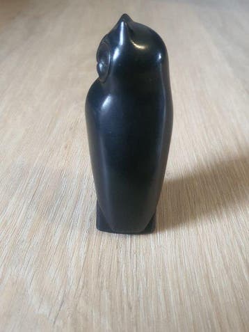 Figurine - I. Rochard – Bronze Owl Sculpture - Bronze patiné, Antiquités & Art