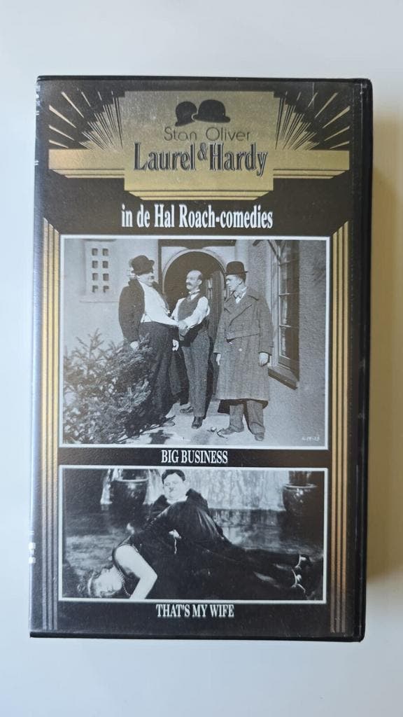 LAUREL & HARDY IN DE HAL ROACH-COMEDIES BIG BUSINESS /, Cd's en Dvd's, VHS | Film, Gebruikt