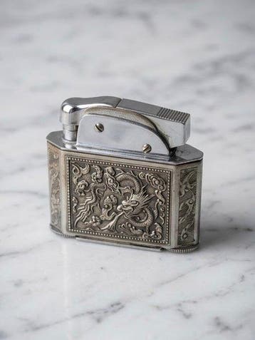 Argent - Briquet de table MYON 401 « Géant » – France –