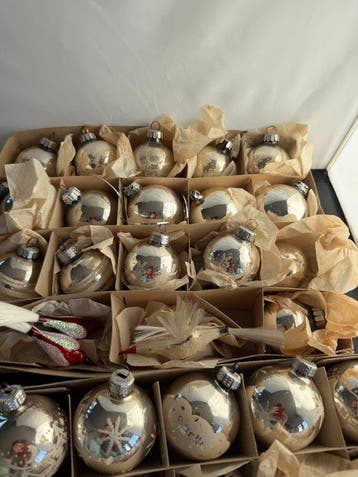 Kerstboomversiering (36) - Glas, Metaal, Plastic - 36, Diversen, Nieuw