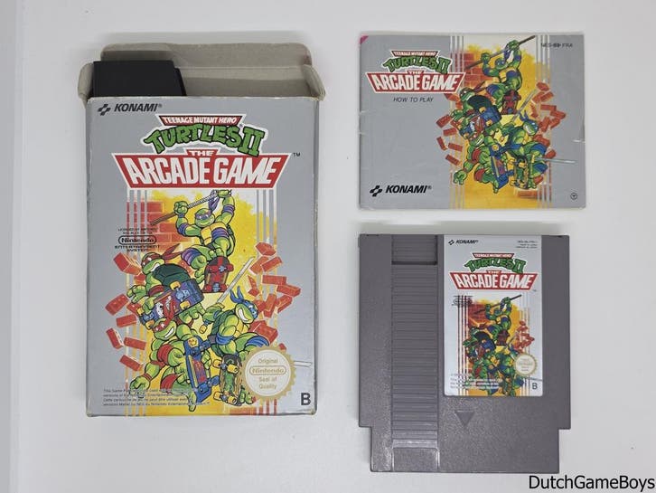 Nintendo Nes - Turtles II - The Arcade Game - FRA, Games en Spelcomputers, Games | Nintendo NES, Gebruikt, Verzenden
