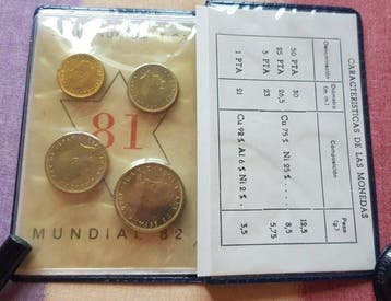 Campeonato Mundial de Futbol España´82 (4 monedas) - 1980 -, Collections
