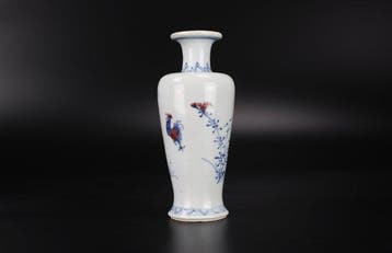 Vaas - Porselein - China - Kangxi (1662-1722) - Blue &