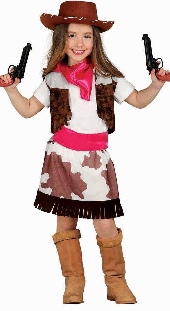 Cowgirl Jurk Kind, Kinderen en Baby's, Carnavalskleding en Verkleedspullen, Nieuw, Verzenden