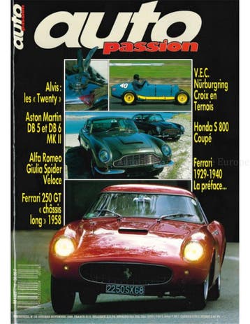 1988 AUTO PASSION TIJDSCHRIFT 18 FRANS, Ophalen of Verzenden