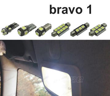Kit 6 Ampoules Led Pour Fiat Bravo 1 Mk1 95-01, Verzenden, Nieuw
