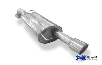 FOX VW Golf IV Jubi bumper einddemper Ø63,5 - 1x90 Type 16 p, Auto-onderdelen, Verzenden, Nieuw