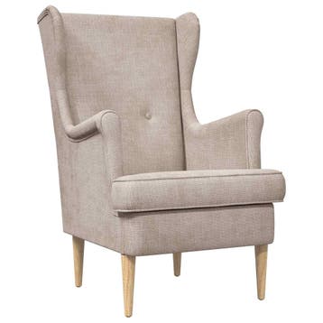 vidaXL Fauteuil Beige ARES, Verzenden, Nieuw