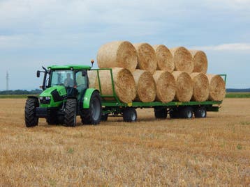 Pronar T028KM, 24ton MTM, 10/11m platte wagen, strowagen., Ophalen