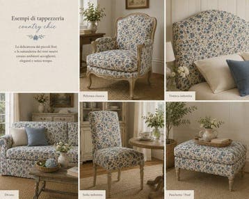 Blue Meadow - Textiel - 280 cm - 250 cm