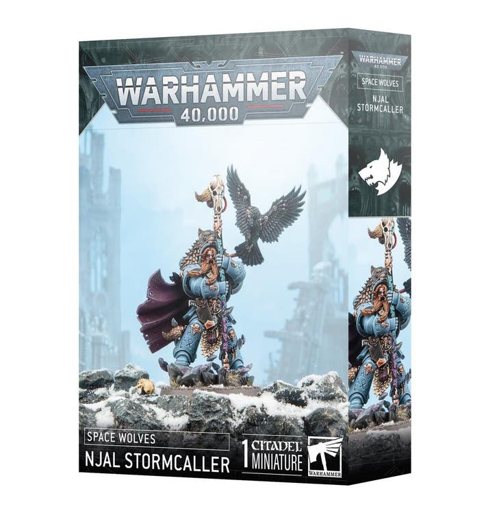 Space Wolves Njal Stormcaller (Warhammer Nieuw), Hobby en Vrije tijd, Wargaming, Ophalen of Verzenden