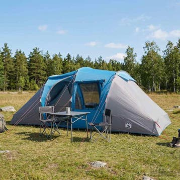 vidaXL Directe Tent Blauw 524 x 232 x 192 cm, Verzenden