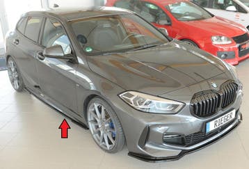 Side skirt aanzetstuk | geschikt voor BMW | 1-serie 19- 5d h, Verzenden, Nieuw, BMW