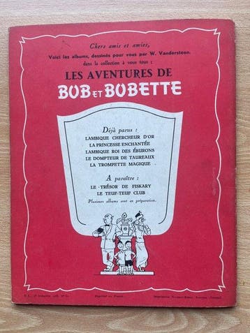Bob et Bobette T13 - Le Castel de Cognedur - B - 1 Album -