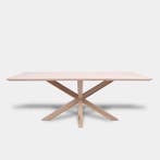Tafel Rechthoekig Eikenhout  Matrix hout  140x90, Huis en Inrichting, Tafels | Eettafels, Nieuw