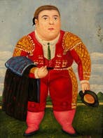 European school (XX) - The Matador (After Fernando Botero)