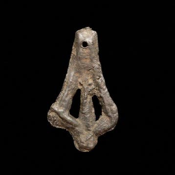 Viking periode Brons dragon foot amulet - 44 mm (Zonder