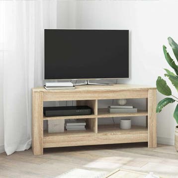 vidaXL HoekTVKabinet Sonoma Eik 102 x 40,5 x 45 cm Bewerkt, Verzenden, Nieuw