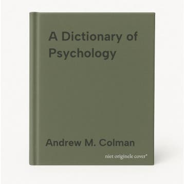 A Dictionary of Psychology 9780199534067 Andrew M. Colman, Verzenden, Gelezen, Andrew M. Colman