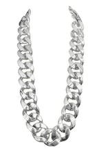 Dikke Lange Zilveren Ketting 35mm Kunststof Schakelketting Z, Handtassen en Accessoires, Kettingen, Ophalen of Verzenden, Nieuw