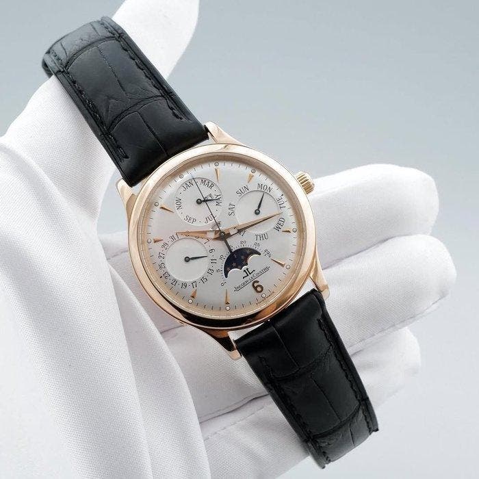 Jaeger-LeCoultre - Master Perpetual Calendar - Q149242A -, Handtassen en Accessoires, Horloges | Heren