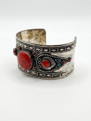 Zonder minimumprijs - Armband Zilver Synthetische edelsteen, Bijoux, Sacs & Beauté, Bracelets