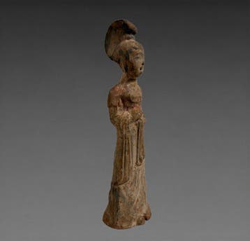 Oud Chinees, Tang-dynastie Terracotta Mingqi - 17 cm