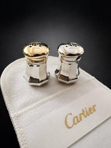 Cartier - Salière et poivrière - Argent 925