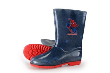 Spider-man Regenlaarzen Jongens in maat 33 Blauw, Verzenden, Jongen of Meisje, Spider-man, Laarzen