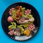 Vallauris - Assiette murale - Céramique - Assiette en