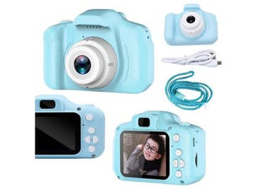 Veiling - DIGITALE CAMERA VOOR KINDEREN BLAUW, Audio, Tv en Foto, Nieuw