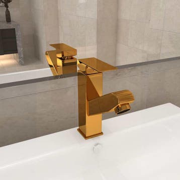 vidaXL Wastafelkraan met uittrekfunctie 157x172 mm, Doe-het-zelf en Bouw, Verzenden, Nieuw