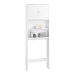 2dekans | SoBuy BZR165-W Wasmachinemeubel – Wit – 65x20x182, Ophalen of Verzenden