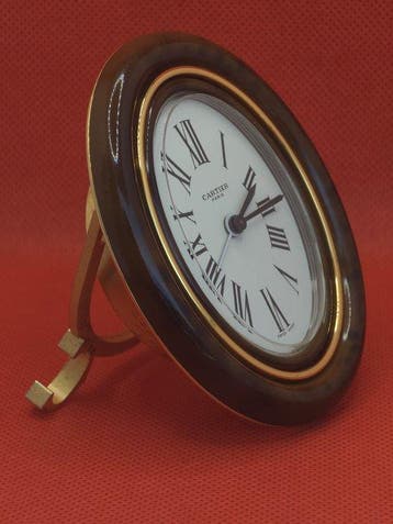 Wekker - Verguld - 1980-1990 - Cartier, Antiek en Kunst