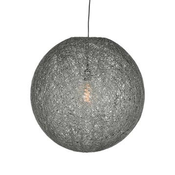 Hanglamp Twist | Grijs | Vlas | XL LABEL51, Verzenden, Nieuw in verpakking