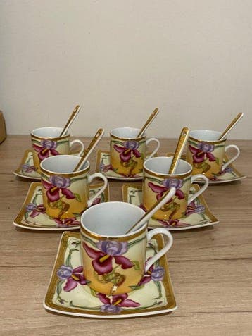 Trésor du Galion, Limoges - So French - Service à café pour