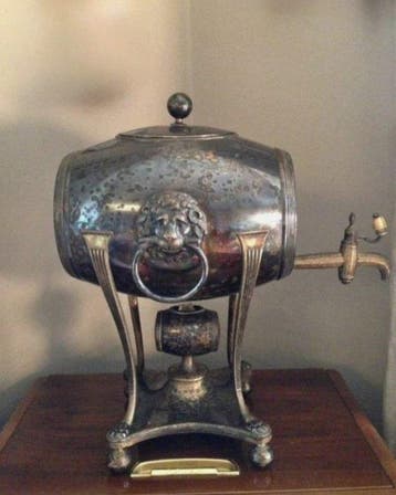 Samovar - Metaal, Verchroomd - Samowar vermoedelijk Engeland