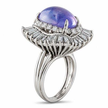 Bague Platine, Bague en platine avec diamant de 1,80 ct et, Nieuw