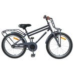 vidaXL Kinderfiets 22 Inch voor 7-12 jaar oud Donkergrijs, Verzenden