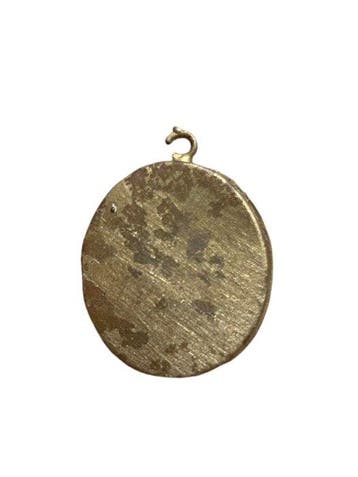 Reliekhouder - Brons, Gouden cartouche, Glas - 20e eeuw - Ex