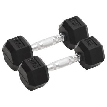 vidaXL Halters 2 st 4 kg totaal gietijzer, Verzenden, Nieuw