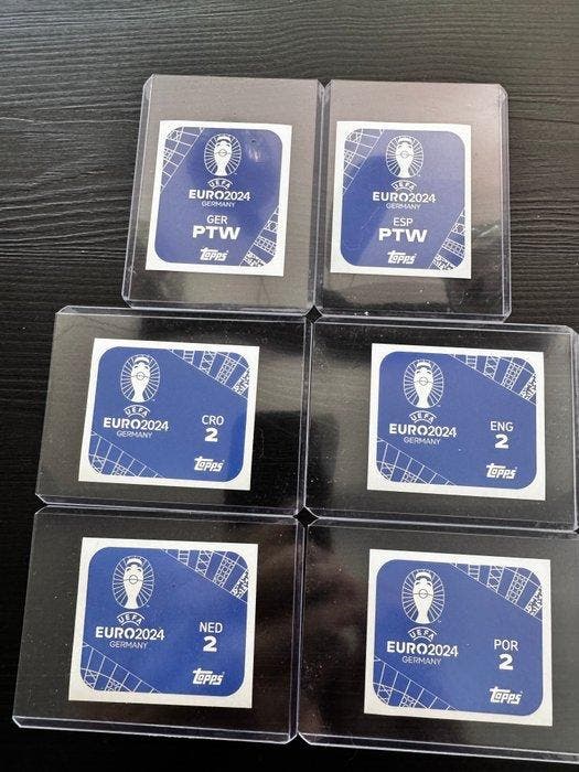2024 Topps Euro 2024 Insert card, Foil, Parallel card - 100, Verzamelen, Stickers