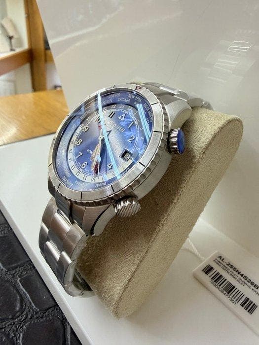 Alpina - Alpina Startimer Pilot Worldtimer - AL - 255N4S26B, Handtassen en Accessoires, Horloges | Heren