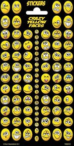 Emojis Crazy Stickers Goud, Verzenden, Nieuw