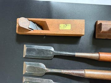 Werkgereedschap Vintage - Japanse houtsnijgereedschappen