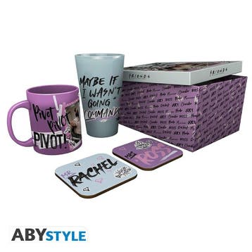 Friends Gift Set (XXL Glas, Mok & 2 Onderzetters), Ophalen of Verzenden