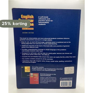 English Grammar in Use with Answers 9780521436809, Boeken, Verzenden, Gelezen, Raymond Murphy