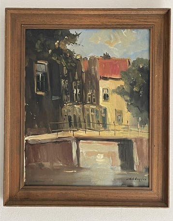 Jan Kelderman (1914-1990) - Bloemgracht, Antiek en Kunst