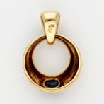 Pendentif - 18 carats Or jaune Saphir